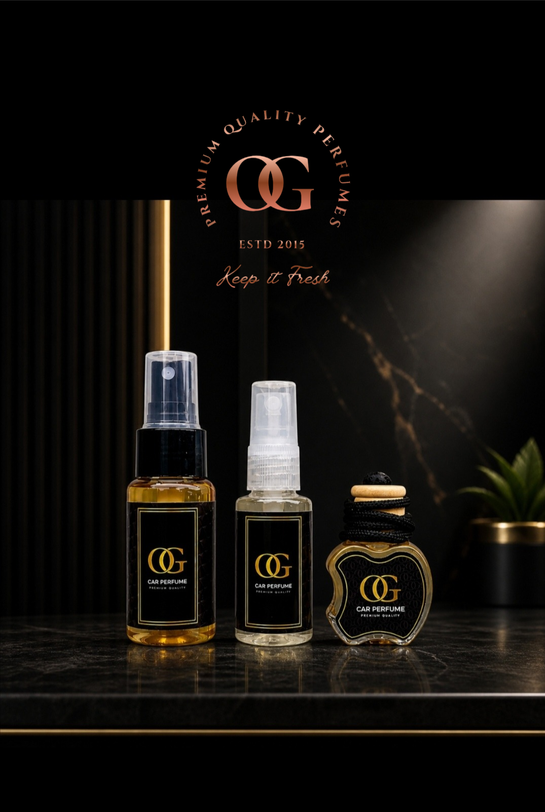 OG Complete Car Scent Kit.   Best Value.
