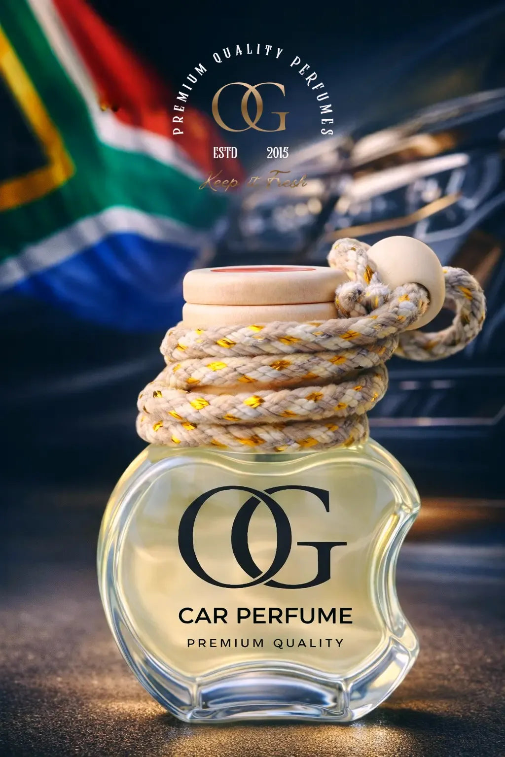 Luxury Hanging Diffuser.   Long Lasting Car Fragrance